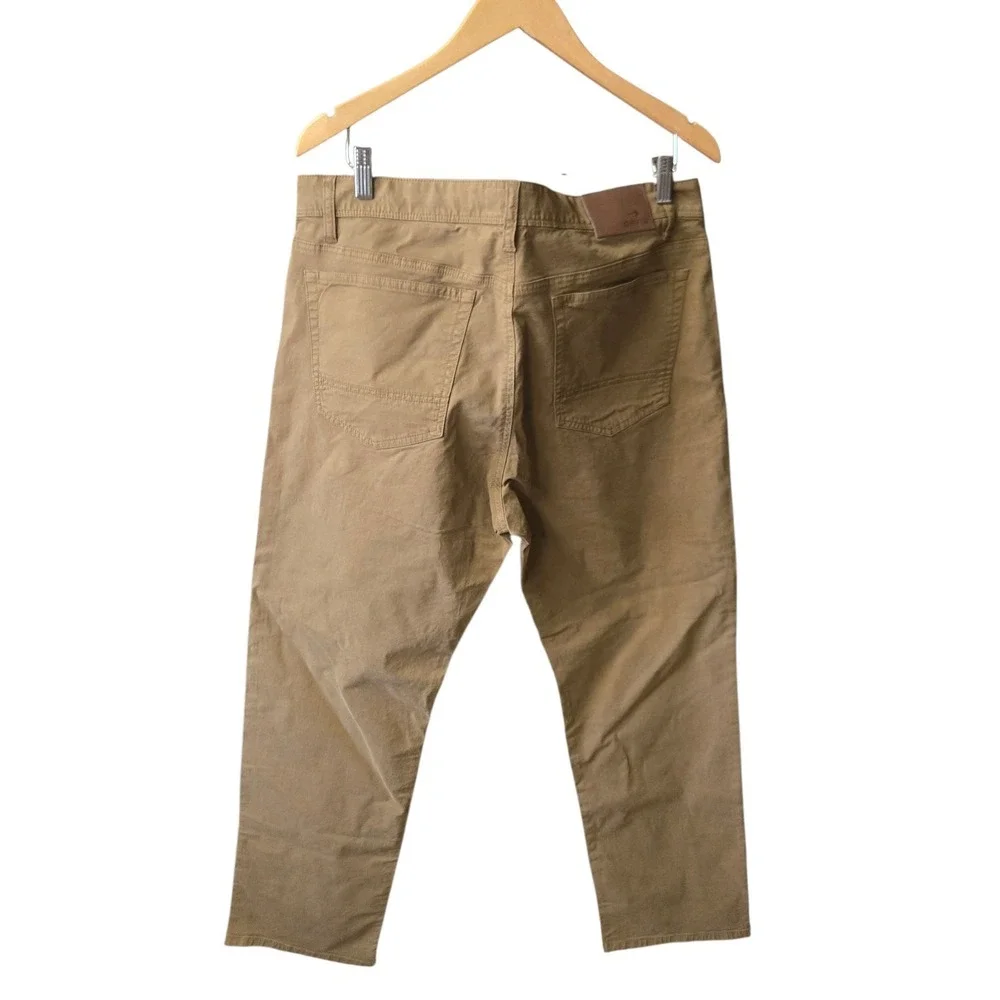 Orvis 38x30 Five Pocket Khaki Pants‎ Brown Cotton Straight Outdoor